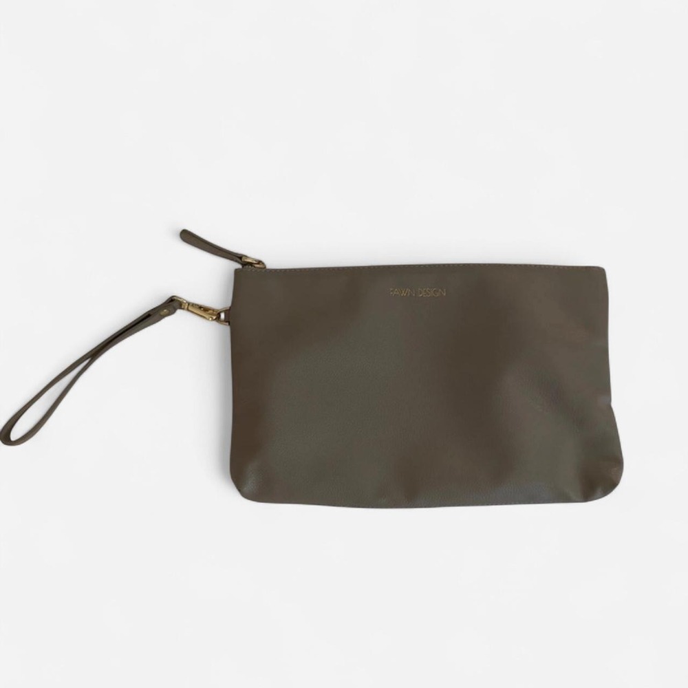 Fawn Design grey clutch bag